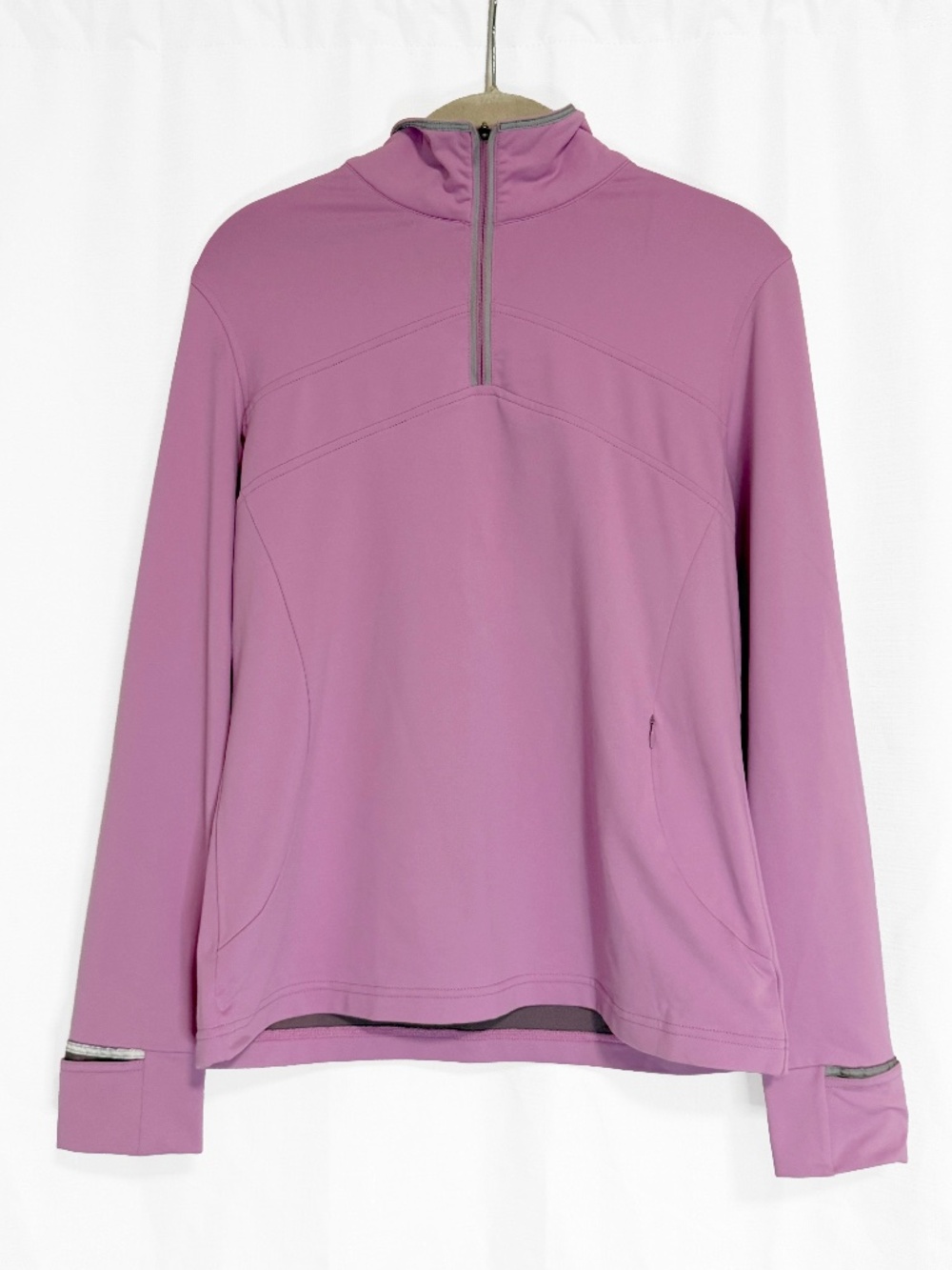 Athleta Women's 1/4 Zip Lavender Pullover Jacket Size Small